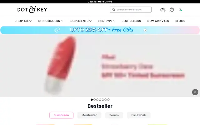 Dot & Key Shopify storefront